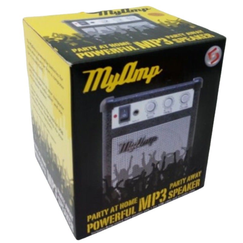 Vintage My AMP Replica Portable Guitar Amplifier with Adjustable Bass Black - Image 4