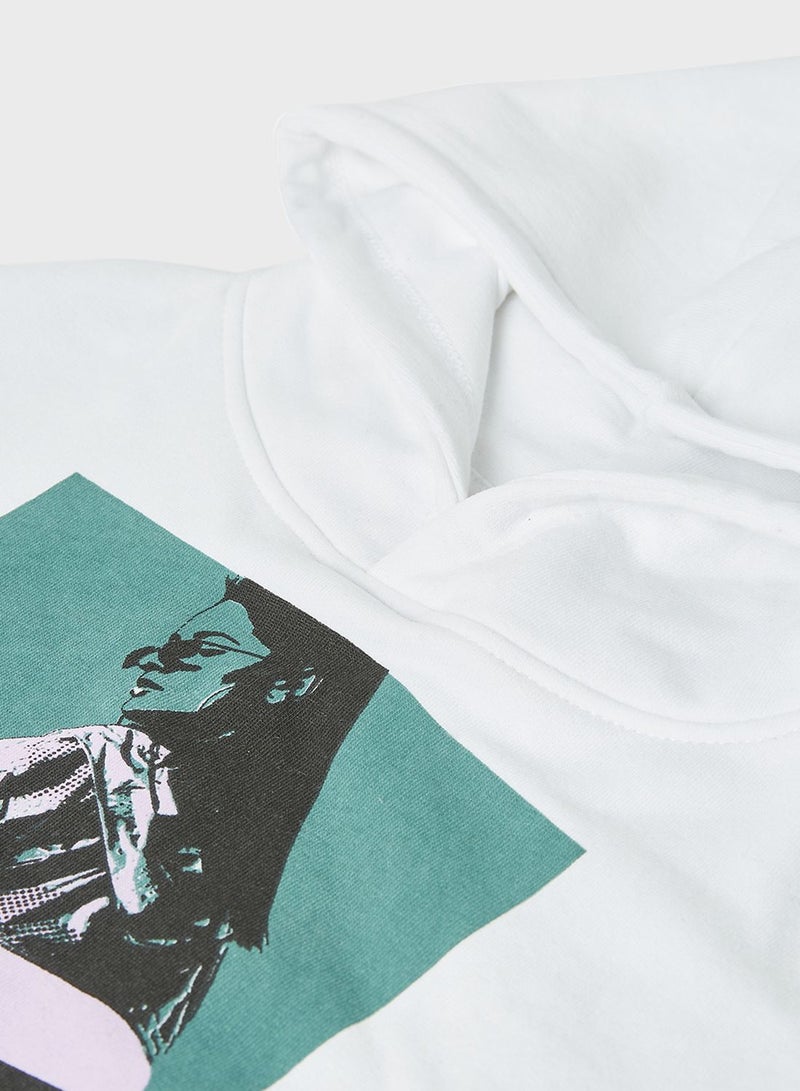 ONLY Kids Graphic Print Hoodie  - Image 3