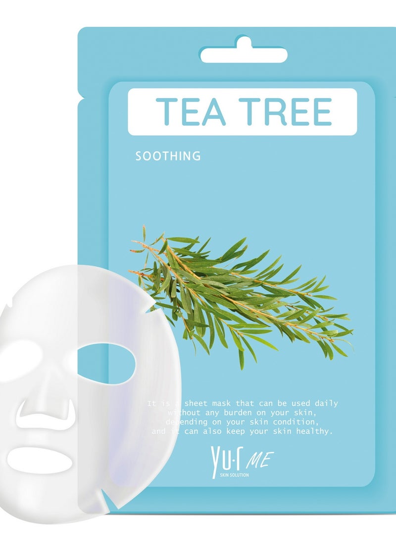 YU.R SKIN SOLUTION YuR Me Soothing Tea Tree Sheet Mask  - Image 2