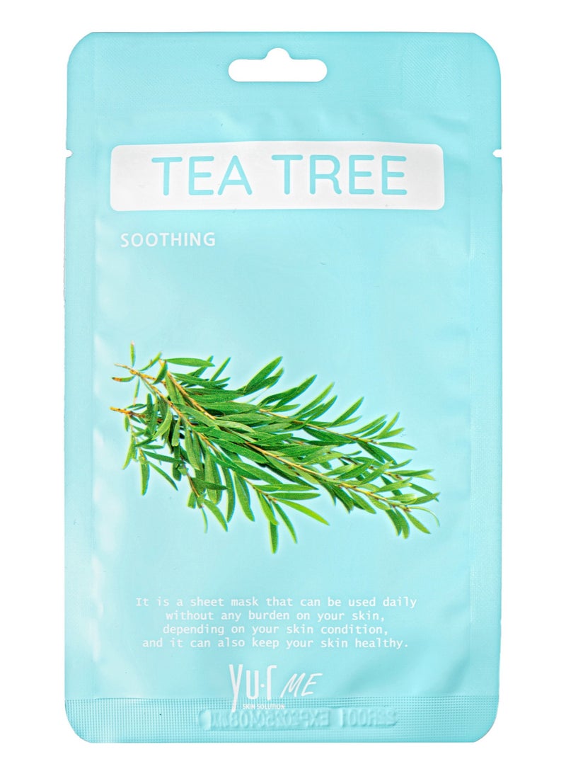 YU.R SKIN SOLUTION YuR Me Soothing Tea Tree Sheet Mask  - Image 1