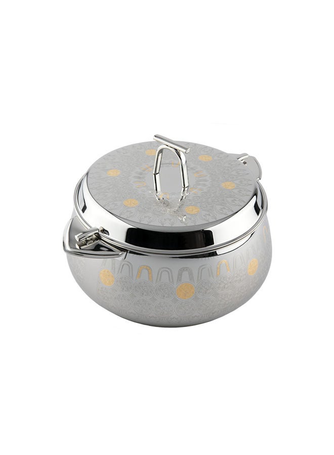 Alsaif مقلاة ميرنا من الفولاذ المقاوم للصدأ مع مقبتين ذهبية 7500 مل - Image 5