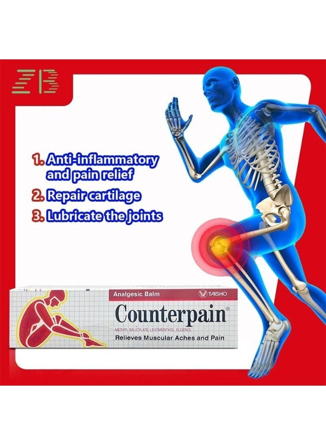 Counterpain كريم كاونتربين 120 غرام - لتخفيف آلام العضلات والمفاصل والروماتيزم - Image 4