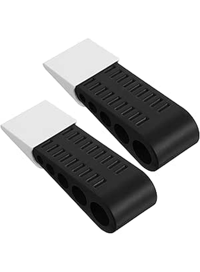 2 Pcs Pinch Guard Door Stoppers For Home Office Safety Protection For Boys Girls Pets White Heavy Duty Anti Slam - Image 1