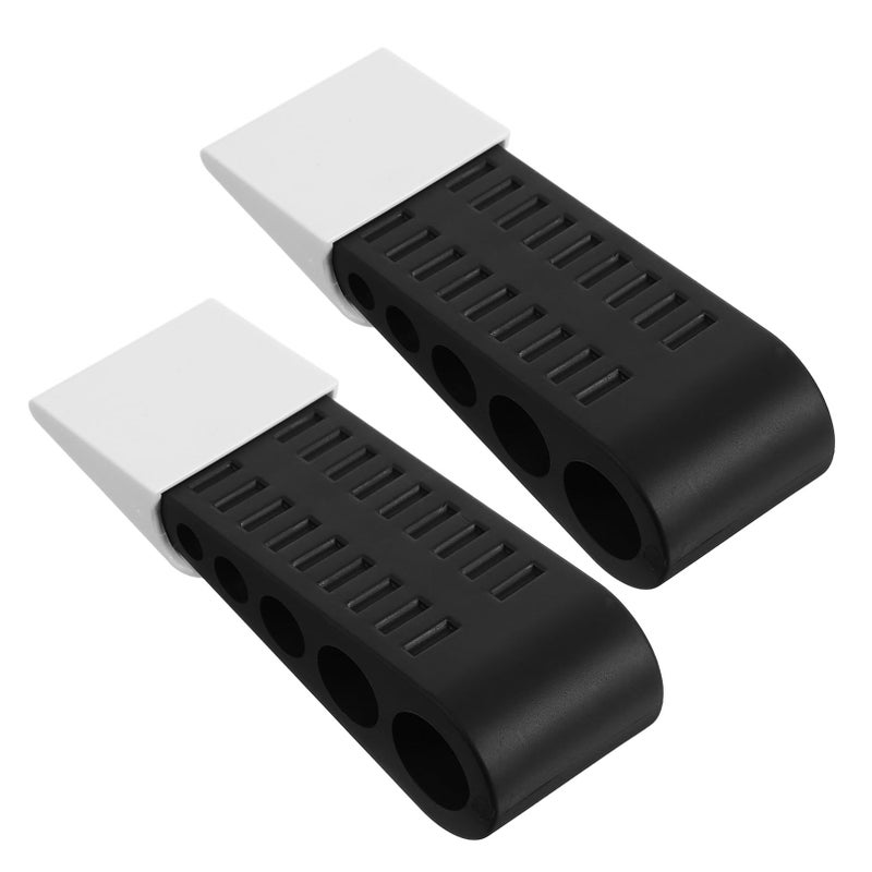 2 Pcs Pinch Guard Door Stoppers For Home Office Safety Protection For Boys Girls Pets White Heavy Duty Anti Slam - Image 2