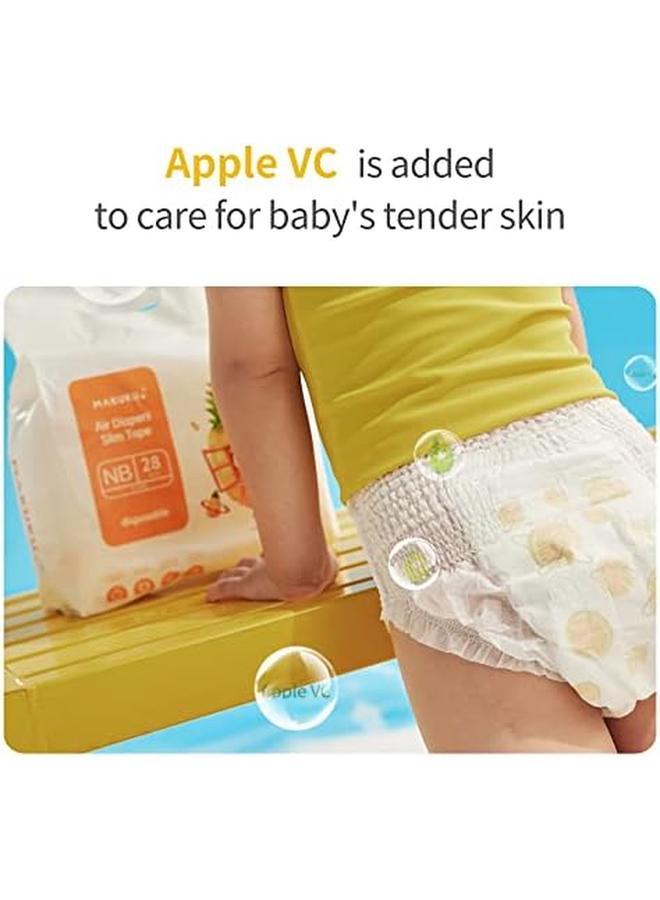 ماكوكو حفاضات هوائية شريط رفيع مقاس M 6 11 كجم 36 حفاضة - Image 4