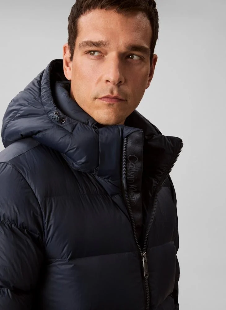 Calvin Klein Jeans Long Sleeve Nylon Zip Jacket