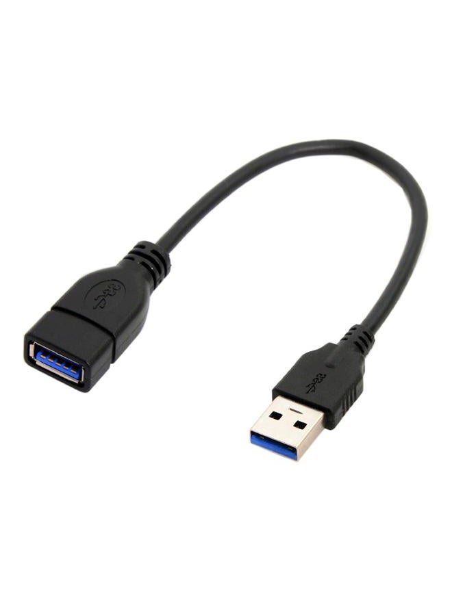 NFHK USB 3.0 Extension Cable USB 3.0 Type A Male to Female Data Transfer Extension Cable 20cm - Image 1