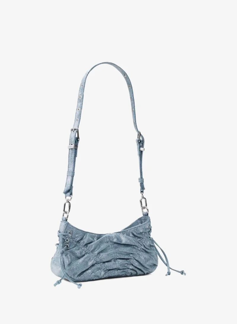DESIGUAL Blue Small gathered denim bag for Women | Best Price UAE