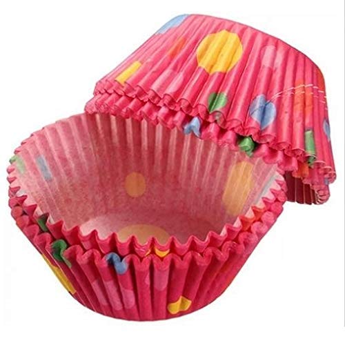 EPARTY Paper Cupcake Mould Baking Cups for Cupcakes and Muffins, Standard , 100 Pieces, Multicolour - Image 2