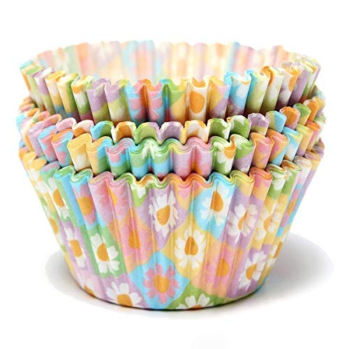 EPARTY Paper Cupcake Mould Baking Cups for Cupcakes and Muffins, Standard , 100 Pieces, Multicolour - Image 4