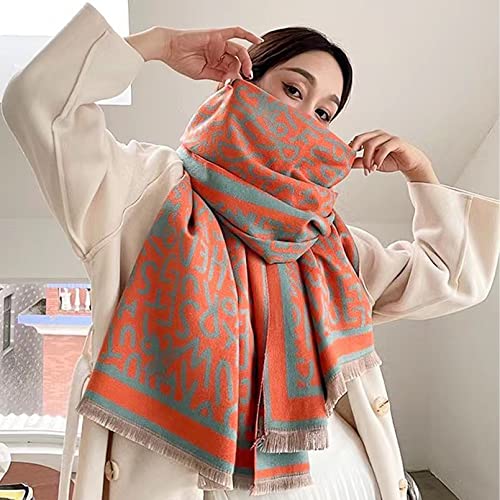 RainFlowwer Womens Pashmina Shawl Wrap Scarf Winter Warm Wool Scarves Large Reversible Stole Scarf Evening Dress Christmas Gift - Image 5