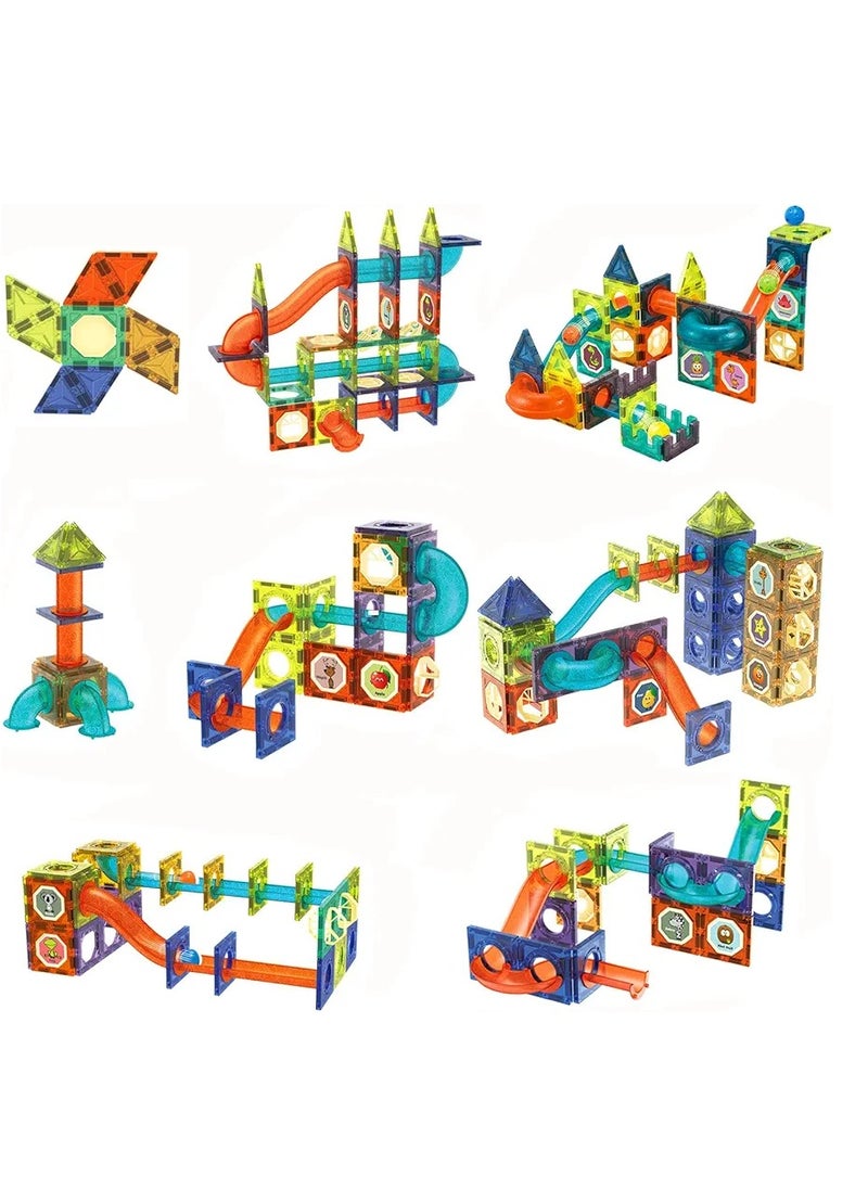 Eotia Magnetic Building Blocks for Kids – 98PCS STEM Educational Construction Toy Set – Creative Magnetic Tiles for Learning, Fun & Imaginative Play – Safe & Colorful Gift for Boys & Girls  - Image 5