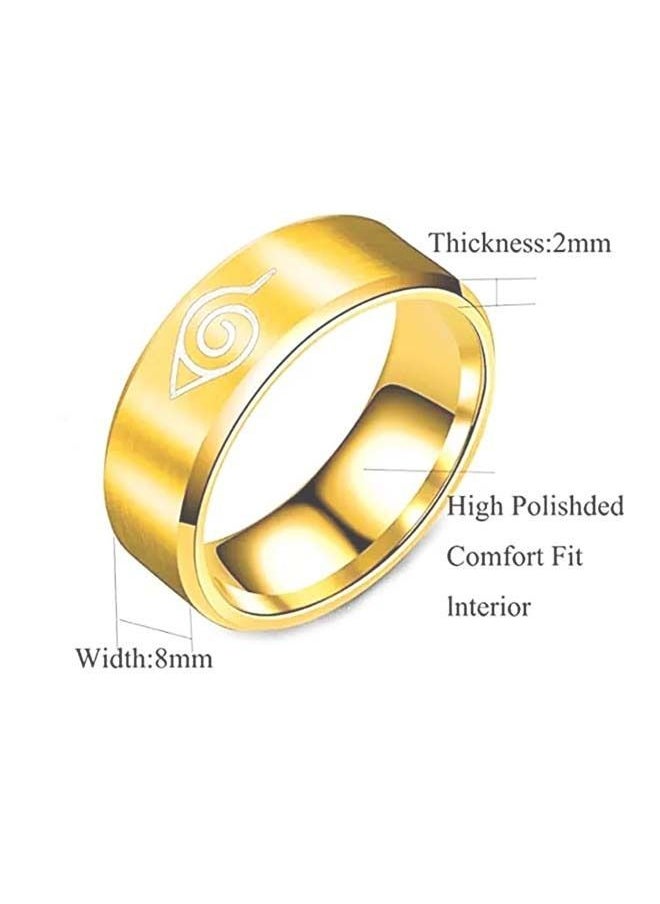 NIBEMINENT Stainless Steel Naruto Ring  - Image 2