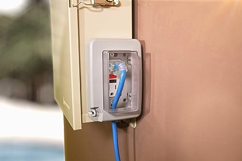 Intermatic WP6000G Low-Profile In-Use Weatherproof Cover, Gray - Durable Outdoor Outlet Protection | Expandable Design | Easy Installation - Image 5