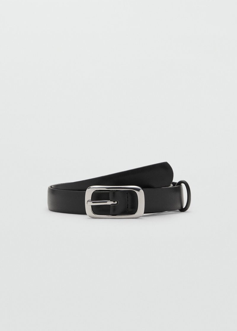 MANGO Rectangular Buckle Belt  - Image 1