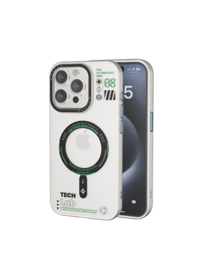 Mezone Tech iPhone 14 Matte MagSafe Case, Shockproof & Anti-Yellowing Phone Case Reinforced Corners with Airguard, Black - Image 1