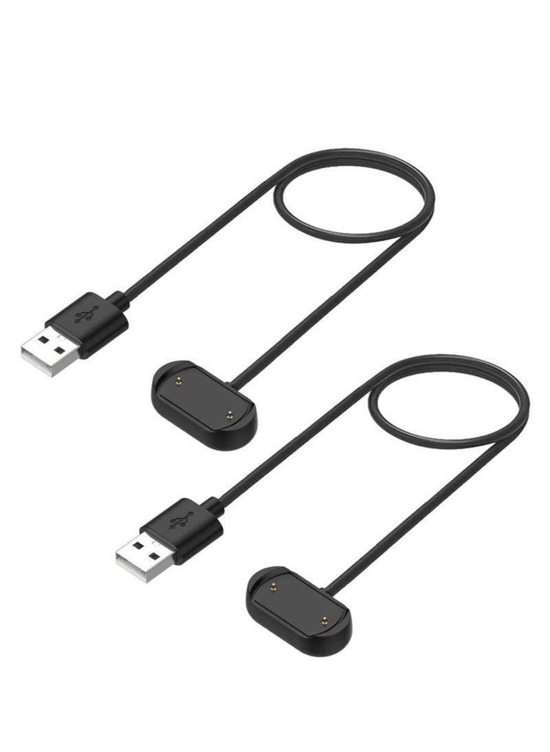 GIFT 2 Pcs Charger Cable for Amazfit T-Rex 2, GTS 4/3, GTR 4/3 Pro, Magnetic Charging Cable Cord for Amazfit T-Rex 2, GTS 4, GTR 4, GTS 3, GTR3, GTR 3 Pro Smart Watch [2-Pack, 3.3ft/1m]  - Image 1