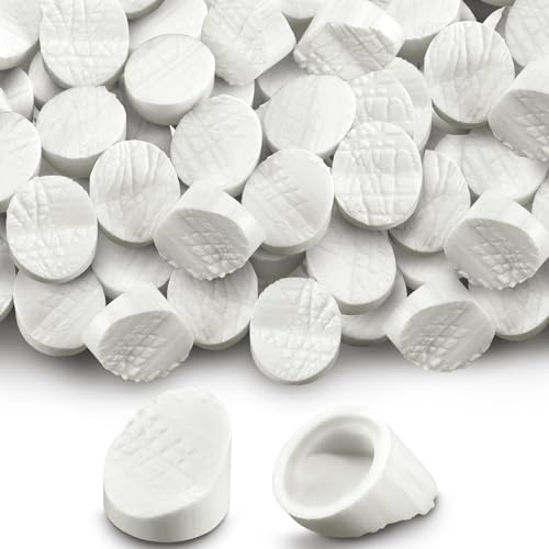 Landical 100 Pcs Entry Door Screw Hole Plugs Door Frame Plugs Diameter 516 x 14 Compatible with OdlWestern Reflection Frame Doorway Window Screw Hole Inserts Plastic White - Image 1
