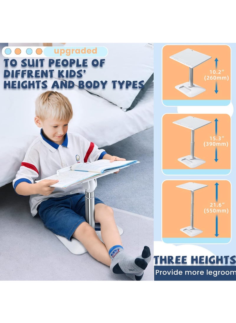 Qur’an stand Lap Desk  Adjustable(11.8"-21.6") Table for Floor Portable Book Holders for Reading Hands Free Suitable for Kids and Adults of Different Ages