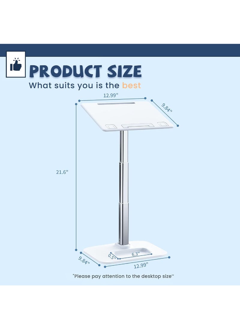 Qur’an stand Lap Desk  Adjustable(11.8"-21.6") Table for Floor Portable Book Holders for Reading Hands Free Suitable for Kids and Adults of Different Ages