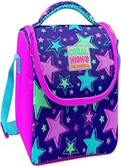 Coral High Kids Thermal Lunch Bag - Saks Pink Star Pattern - pzsku/Z38D34468330C6F32831BZ/45/_/1723236398/c828e7fa-a809-4dfc-8e0e-2fefeed4b55a