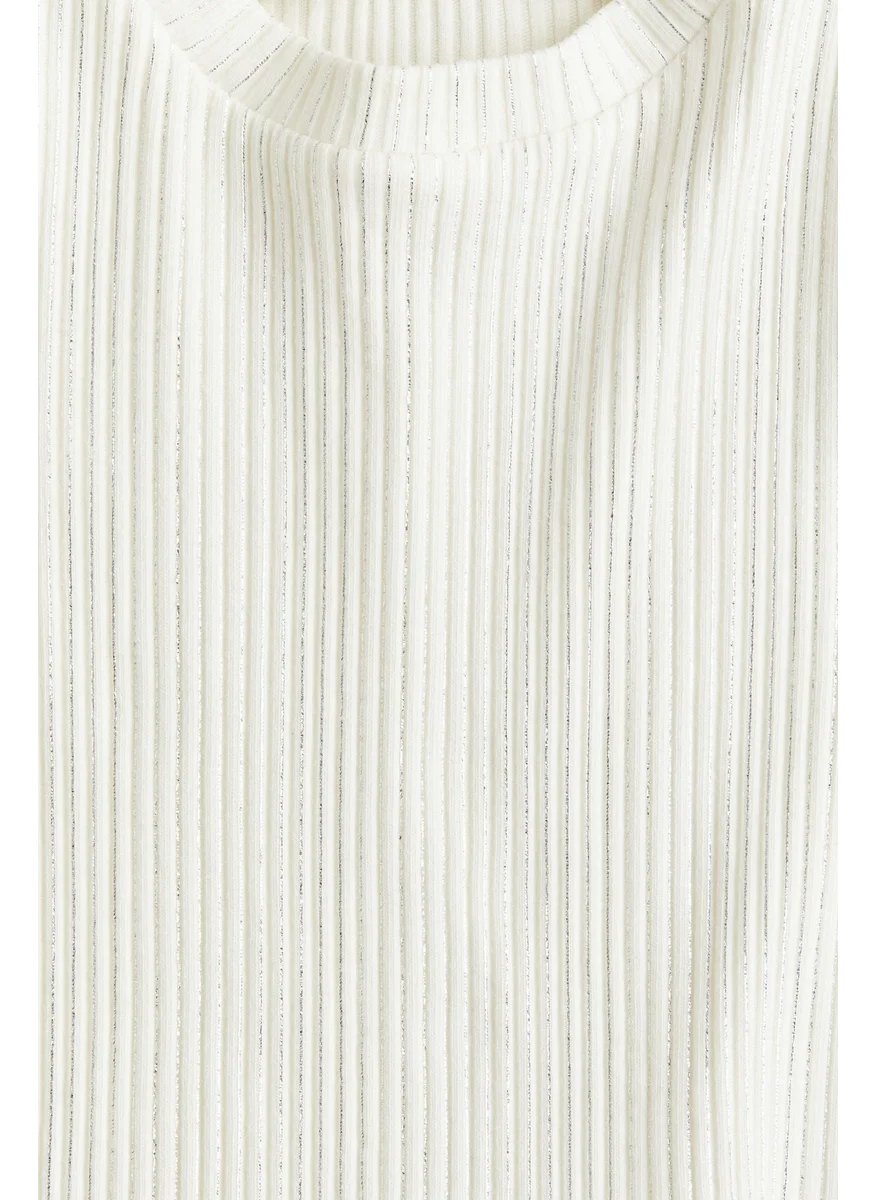 H&M Flare-Sleeve Jersey Top