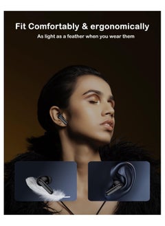 General Bluetooth Headset with LED Digital Display, Earbuds Noise Cancellation and Stereo Sound, Long Battery Life Bluetooth Headset for iPhone , Xiaomi, Samsung, Infinix, Motorola Headsets and More  - Image 2
