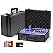 ProCase Toploader Storage Box with 6 Removable Dividers Sports Card Hard Carrying Case with 16 Colorful Divider Tab For 34 35PT Rigid Cards 600 Toploader Holder for Trading Card Collection - Image 3