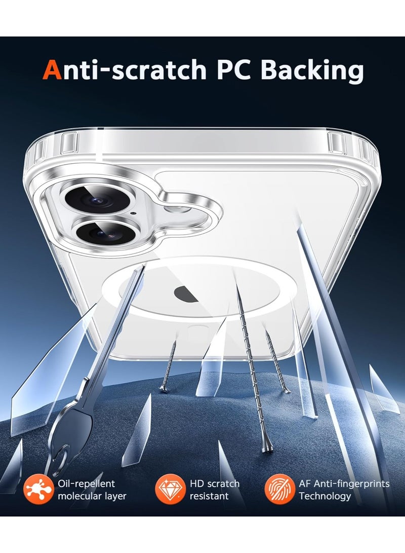 SanHu for iPhone 17 Case, Anti-Yellowing and Anti-Scratch Mobile Phone Case iPhone 17, Clear - Image 4