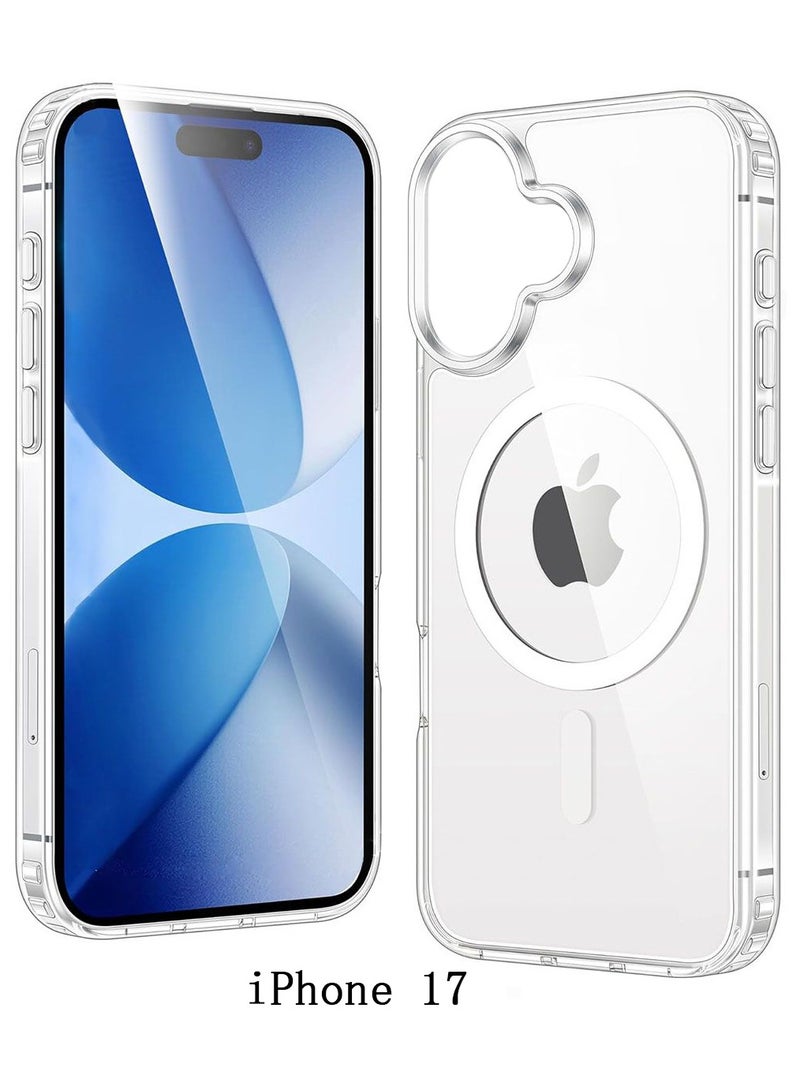 SanHu for iPhone 17 Case, Anti-Yellowing and Anti-Scratch Mobile Phone Case iPhone 17, Clear - Image 1