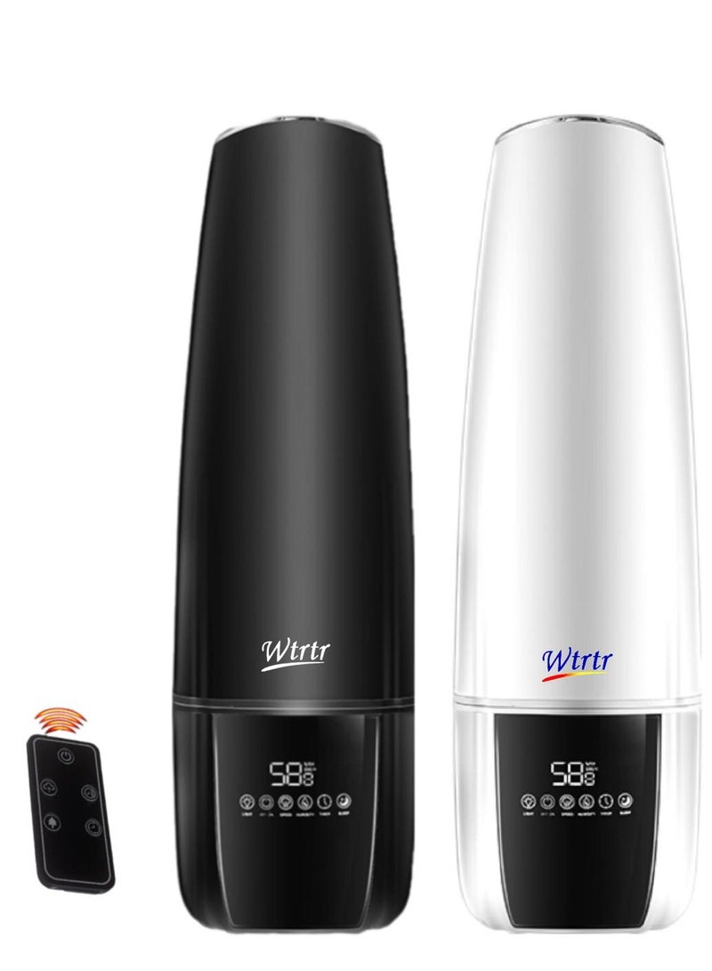 Wtrtr Household Floor-standing Smart 6.5L Large Capacity Large Mist Volume Ultrasonic Silent Aromatherapy Humidifier Air Purifying Humidifying Atomizer (white) - Image 1