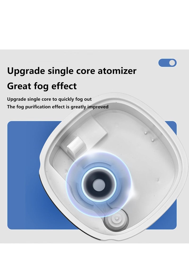 Wtrtr Household Floor-standing Smart 6.5L Large Capacity Large Mist Volume Ultrasonic Silent Aromatherapy Humidifier Air Purifying Humidifying Atomizer (white) - Image 3