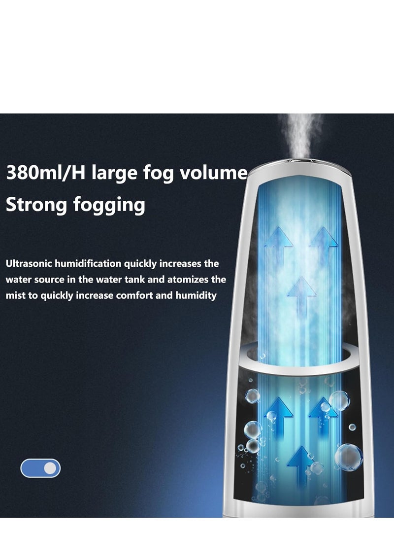 Wtrtr Household Floor-standing Smart 6.5L Large Capacity Large Mist Volume Ultrasonic Silent Aromatherapy Humidifier Air Purifying Humidifying Atomizer (white) - Image 4