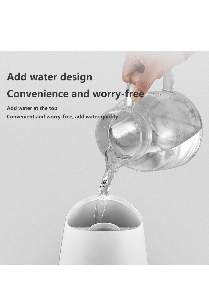 Wtrtr Household Floor-standing Smart 6.5L Large Capacity Large Mist Volume Ultrasonic Silent Aromatherapy Humidifier Air Purifying Humidifying Atomizer (white) - Image 5