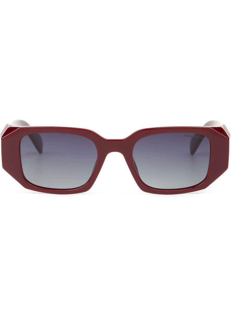 Ds 2295 C 3 Rectangular Claret Red Women's Sunglasses - pzsku/Z38D390A8B16D3F7E4A1FZ/45/_/1730881004/a195cccb-6f23-4c47-bc81-b1f9239ef079