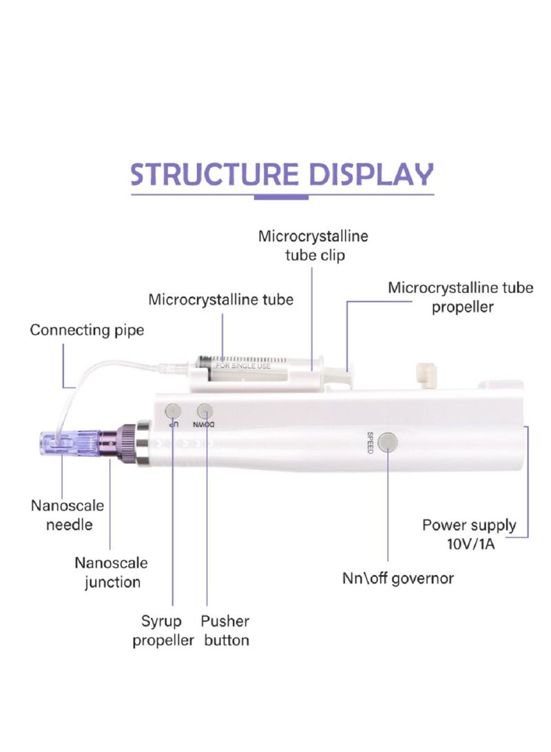 Portable Profesional MTS Microneedling Pen Skin Care Tool Hydra Pen F8 for Anti Wrinkle Machine - Image 5
