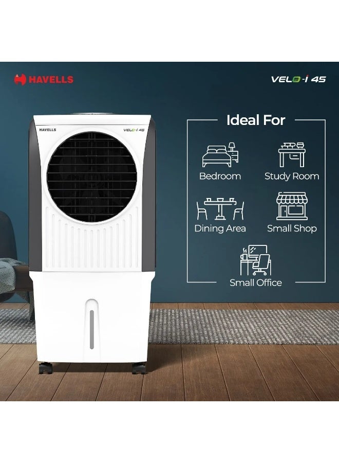 Havells Velo 45 L Personal Air Cooler – Model Velo‑i, Electronic Controls & Remote, Inverter Compatible - Image 5