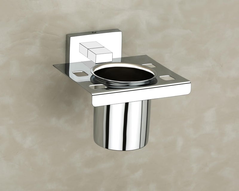 ARQUIN Taurus 304 Grade Stainless Steel Tumbler HolderTumbler StandBathroom Accessories Chrome Pack of 2 - Image 5