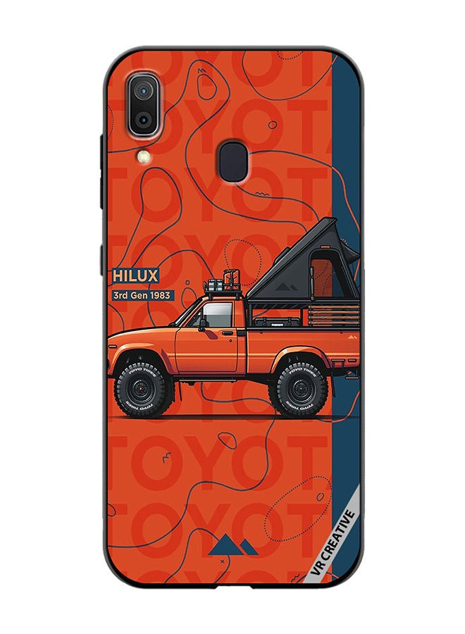 VR CREATIVE Protective Case Cover For Samsung Galaxy A30 Hilux 3Rd Generation 1983 Truck Design  Multicolour - Image 1