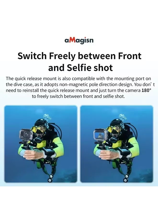 aMagisn 60m Dive Case for Insta360 Ace Pro 2 / AcePro ,197ft Underwater Waterproof Shell Protective Housing - Image 2