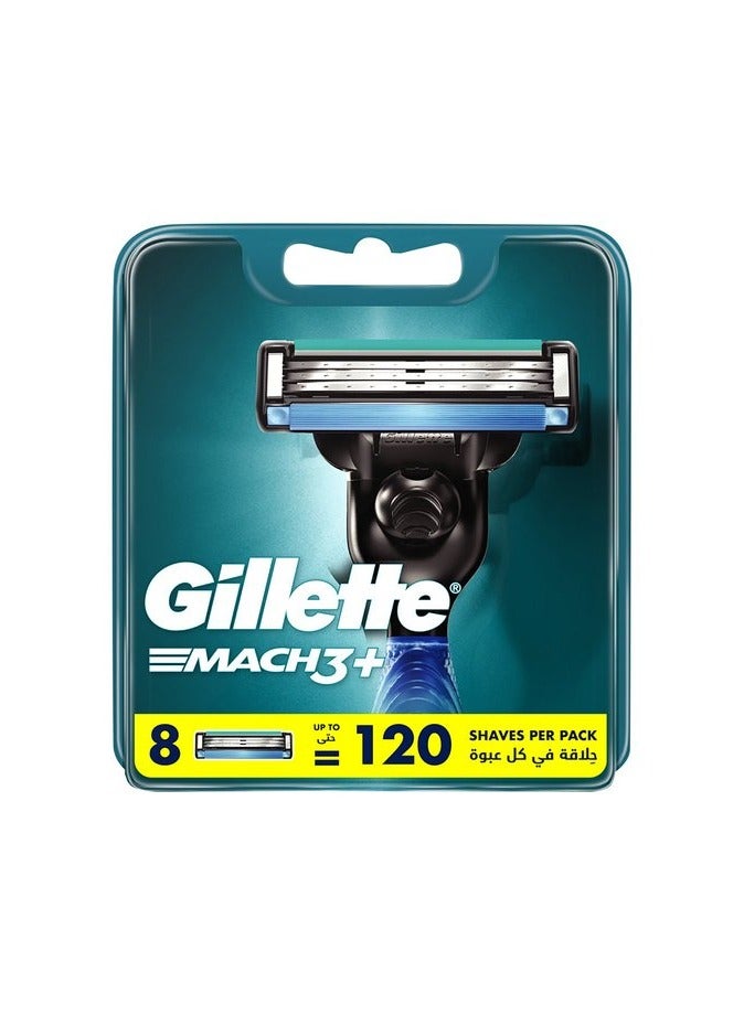 Gillette Mach3 Razor Refill Blades, Packaging May Vary – Pack of 8