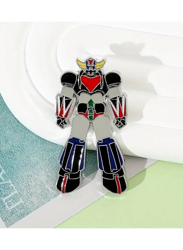 Grendizer Character Brooch Yufu Space Adventures For Guys Girls Kids And Adults Metal Alloy Elegant Badge Oon Collars Top Pocket Abaya Backpacks Jeans Or Dress Jewelry Tthat Brings Back Nostalgia Suitable In Heritage Events Or At School Or University  - Image 5