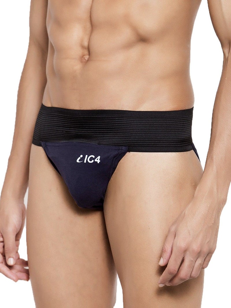 IC4 Store داعم رياضي للرجال باللون الأزرق الداكن - Image 2