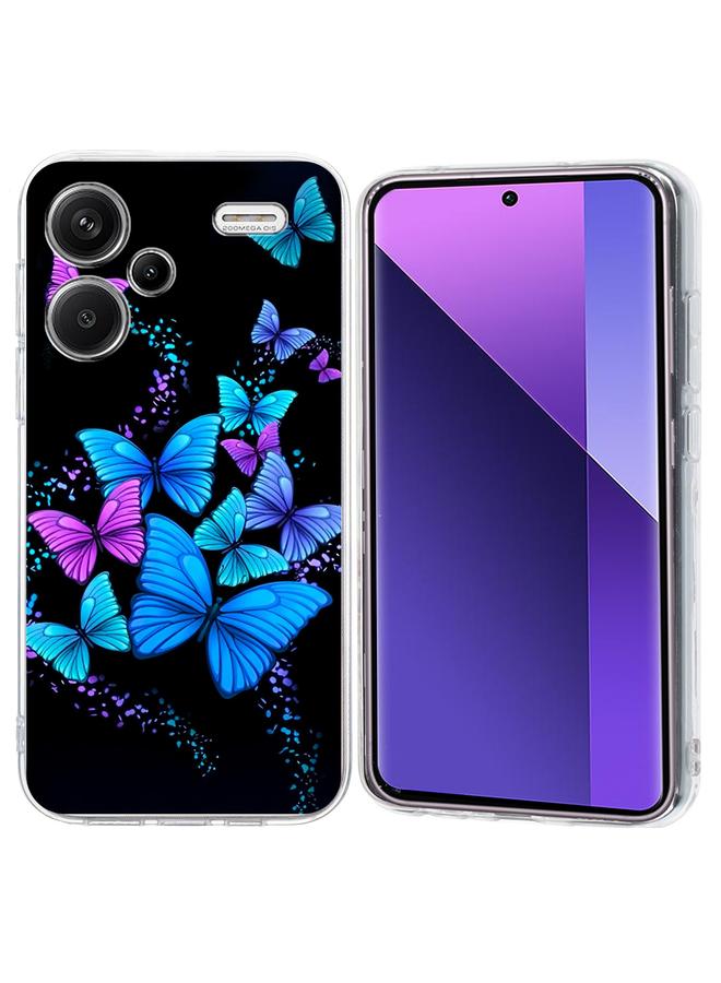 S-TOP Case For Redmi Note 13 Pro+ 5G Colorful Painting Pattern TPU Phone Case - Image 1