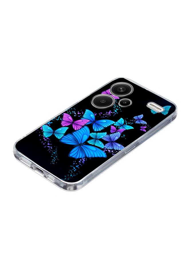 S-TOP Case For Redmi Note 13 Pro+ 5G Colorful Painting Pattern TPU Phone Case - Image 5