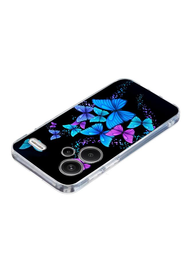 S-TOP Case For Redmi Note 13 Pro+ 5G Colorful Painting Pattern TPU Phone Case - Image 4