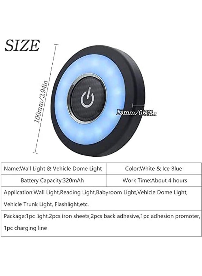 Loquat LED Wall Light Pack for Room Bedroom Bathroom RV Ceiling Dome Map Trunk Lights Lamps Flashlight Cars Interior Trailer Camper Wireless Charge Movable Bright - Image 2
