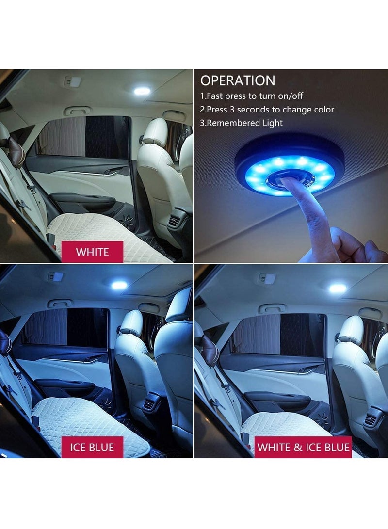 Loquat LED Wall Light Pack for Room Bedroom Bathroom RV Ceiling Dome Map Trunk Lights Lamps Flashlight Cars Interior Trailer Camper Wireless Charge Movable Bright - Image 3