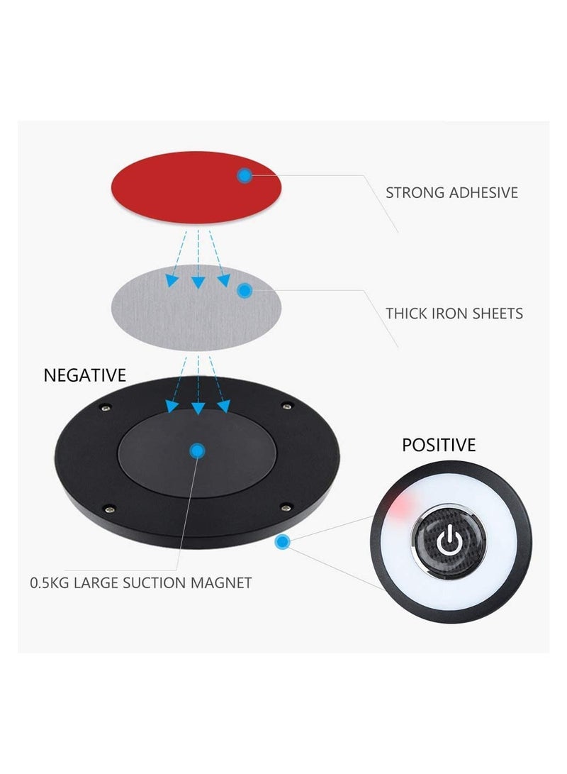 Loquat LED Wall Light Pack for Room Bedroom Bathroom RV Ceiling Dome Map Trunk Lights Lamps Flashlight Cars Interior Trailer Camper Wireless Charge Movable Bright - Image 5