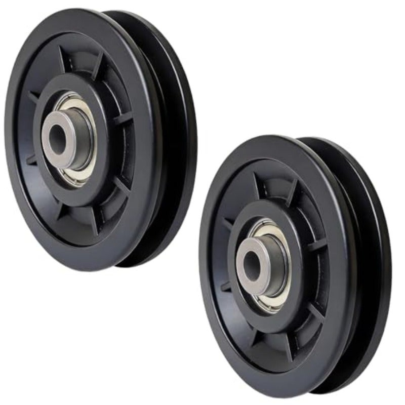 Gym Machine Pulley Wheel 90mm Iron Core Wearproof Nylon Bearing for Cable Machine Part Replacement Home Gym Smith Machine Attachment - Image 1